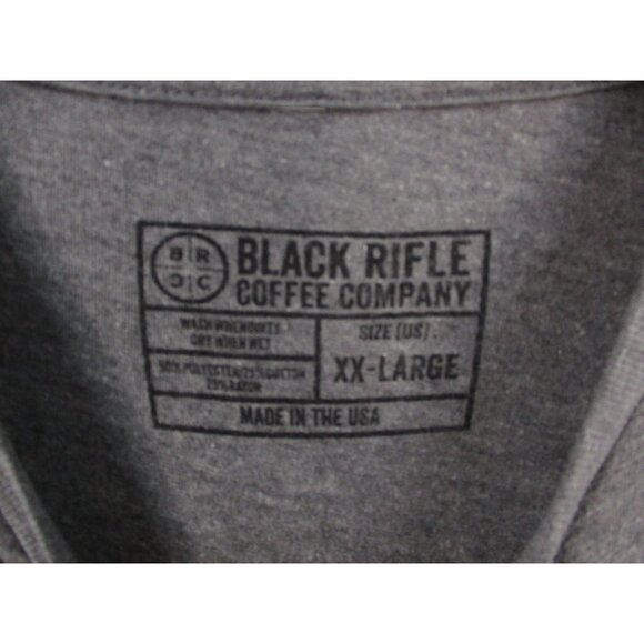 Black Rifle Coffee Company "Coffee Or Die" Graphic T-Shirt XX-Large Gray - Picture 3 of 8